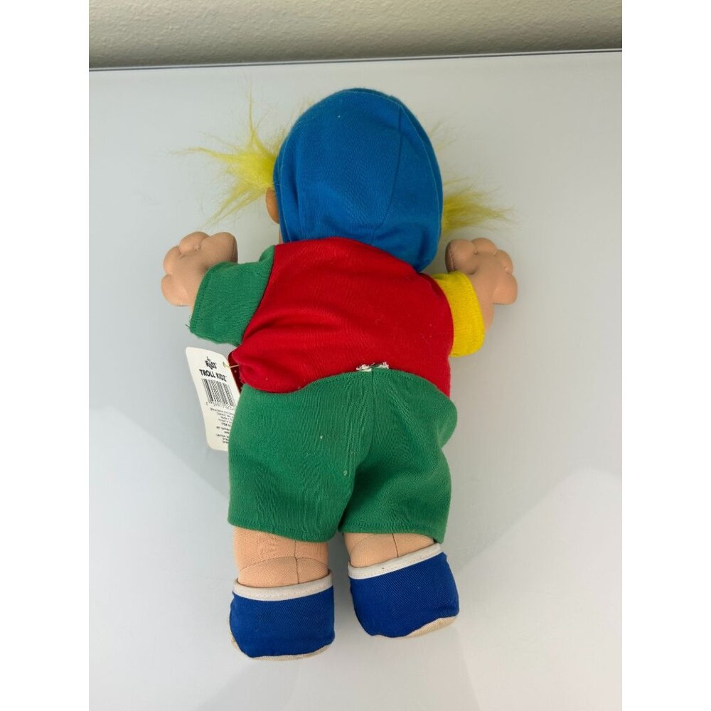 Troll Kidz "Buster" by Russ Stuffed w/ Tags Hoodie Vintage Toy Collectible Doll - Picture 12 of 16